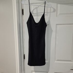 Audrey 3+1 Black Mini Dress